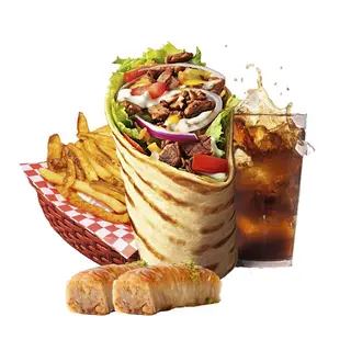 Menú Shawarma + Postre