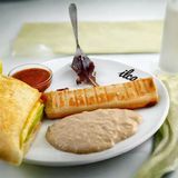 Crepes de Vieiras y Gambas