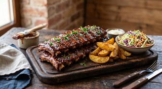 Roast bbq ribs