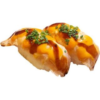 Nigiri Salmón Flambeado Con Salsa (2 Pzs.)