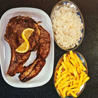 Costeletas de Vitela grelhado