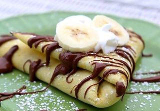 Crepe de Nutella e Banana