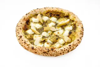 Pizza con carciofi