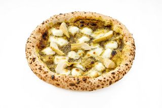 Pizza con carciofi