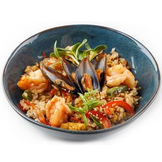 Хібачі рис з морепродуктами