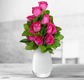 Buchet de 9 trandafiri Pink Floyd