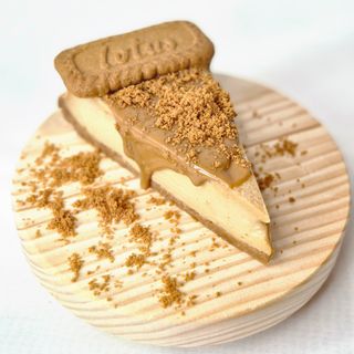 Porción de Tarta de Queso de Galletas Lotus