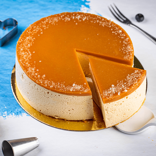 მარილიანი კარამელის ჩიზქეიქი 6 ნაჭრიანი