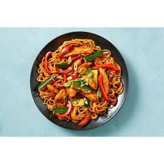 Egg Fried Noodles with Capsicum