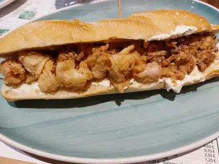 Bocadillo Calamares con Mahonesa