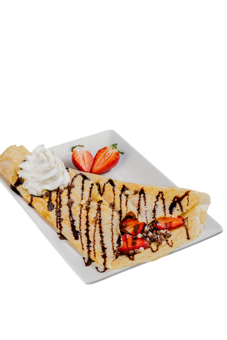 Crepe 16: Fruta, bolas de chocolate crujientes y chocolate