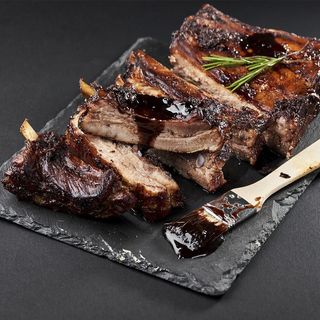 Ребра свинячі в маринаді "Шоко" запечені, 700г (10242)