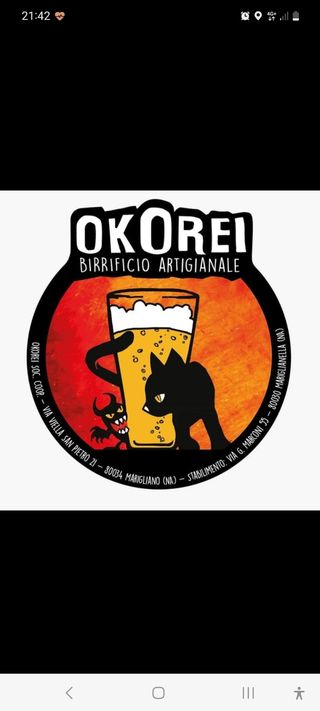 Birra napoletana artigianale okorei rossa