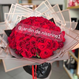 100 rose rouge