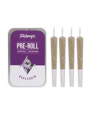 CBD Pre-Rolls - Harlequin (x4)