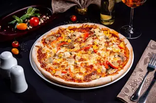 Pizza con Pollo