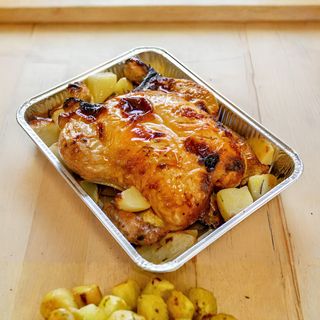 Pollo intero alla brace