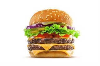 Double cheeseburger