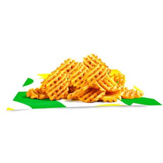 Waffle Fries დიდი