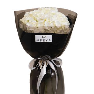 Buchet 3 hortensii albe