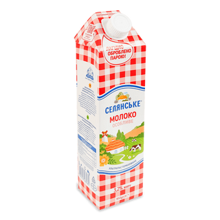 Молоко ультрапастеризоване «Селянське» 3,2 % т/п (950г)