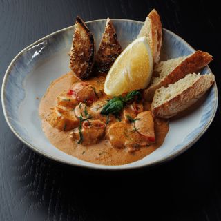 Соте з креветками