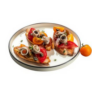 Burrata pugliese e alici