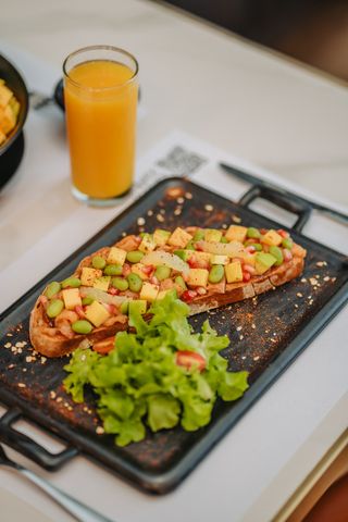 Tartine Saumon Edamame