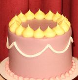 იასამნისფერი მინი ტორტი