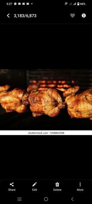 5 Pollo A L`Ast + Patatas + Alitas + Coca-Cola Original 2L. + Vino