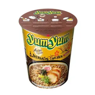 Taza Yum Yum de pollo sabor shoyu japonés (70 gr)