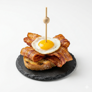 Pincho De Bacon Con Huevos