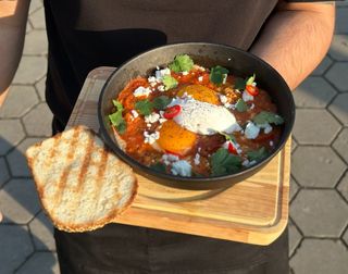 Шакшука з крем сиром та фетою 340 гр