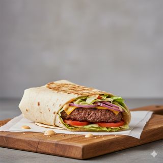 Wrap burger
