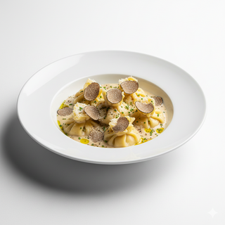 Pasta Fagotti (Saquitos) Al Tartufo Nero