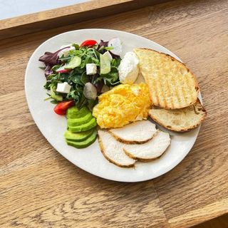 Скрембл з куркою