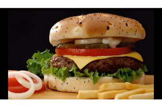 Бургер с говядиной и сыром / Beef Burger With Cheese