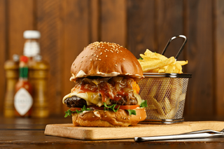 Hawaiian Caramelized Onion Burger