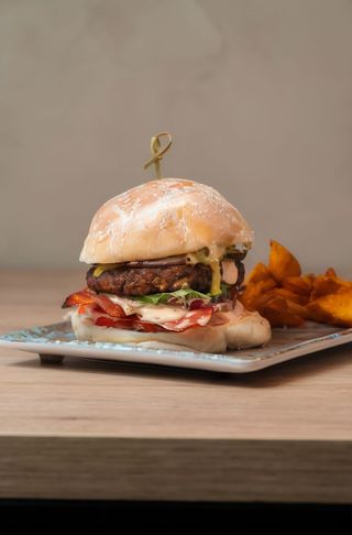 Hamburguesa Mac Fly Y Bacon