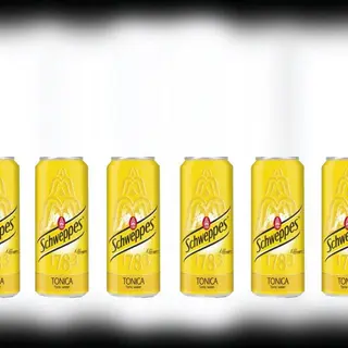 6 x lattina di Schweppes tonica