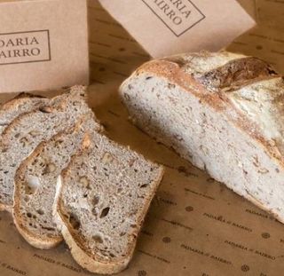 Pão Rustico de Centeio com Nozes (unid) - Inteiro