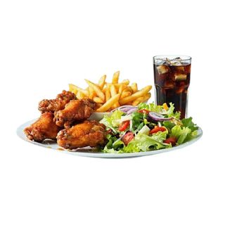 Menú Plato De Alitas (6 Uds.)