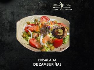 Ensalada De Zamburiñas Y Salmón