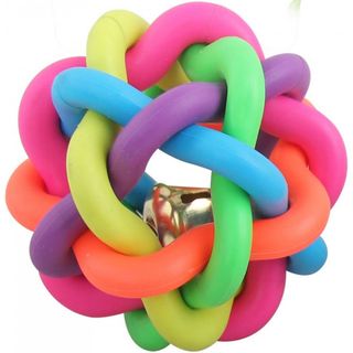 PAWISE Igračka za pse Rainbow World - Loptica, Small 6,5cm (KOD PAW14667)