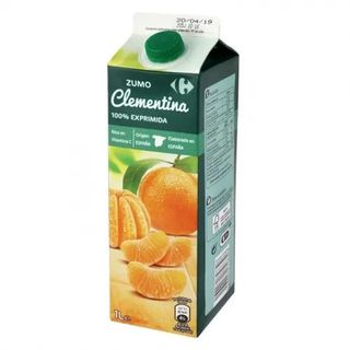 Zumo de Clementinas Exprimido Carrefour Brik 1 L.