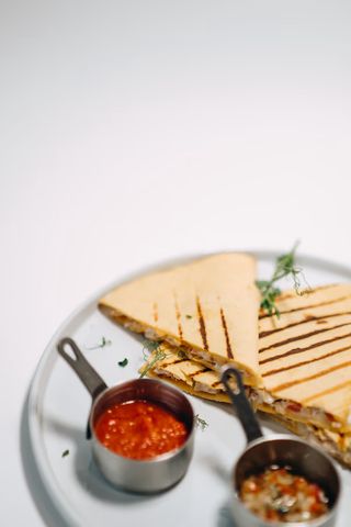 Кесадилья с курицей