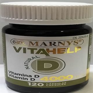 Vitamina D 4.000 Ui Marnys (120 Cápsulas)