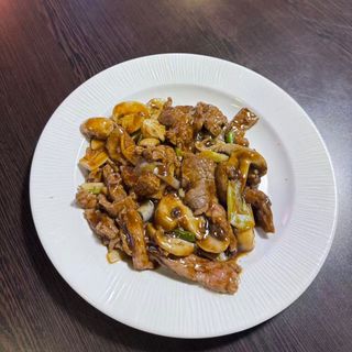 Ternera con champiñón