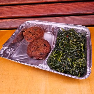 BOX polpette di melanzane e cicoria ripassata