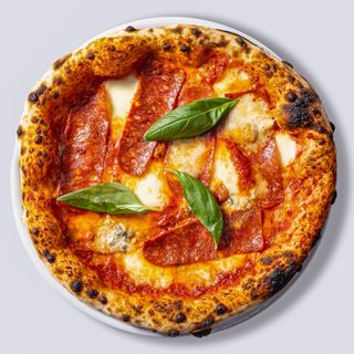 Pizza Piccante com Gorgonzola